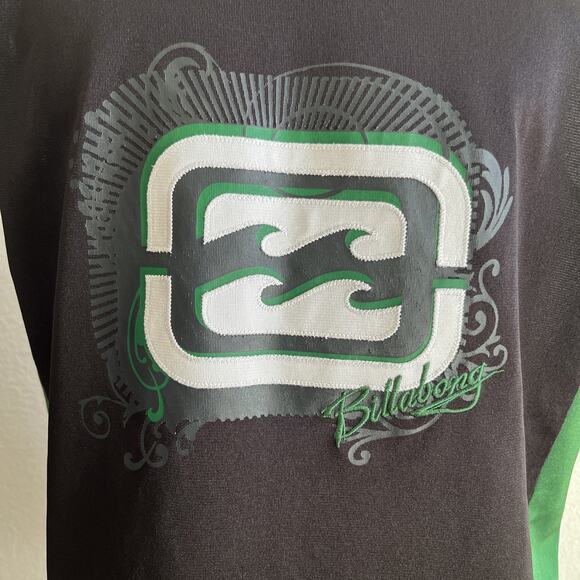 Vintage Billabong Hawaii Basketball Jersey Black/Green Dazzle Y2K Surf Large - Picture 15 of 15